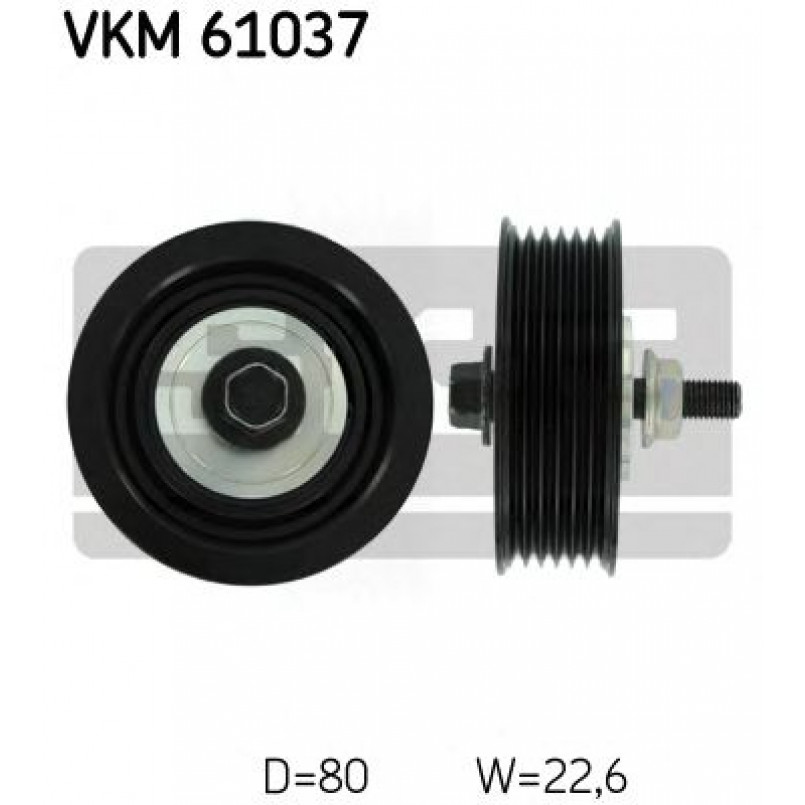VKM 61037 SKF Ролик модуля натягувача ременя